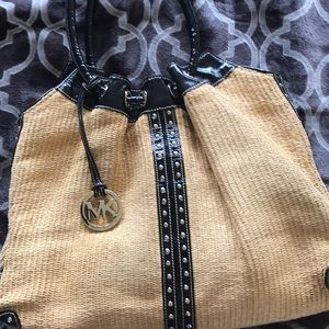 Used Michael Kors wicker bag